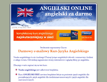 Tablet Screenshot of darmowy-kurs-angielskiego.mediagold.pl